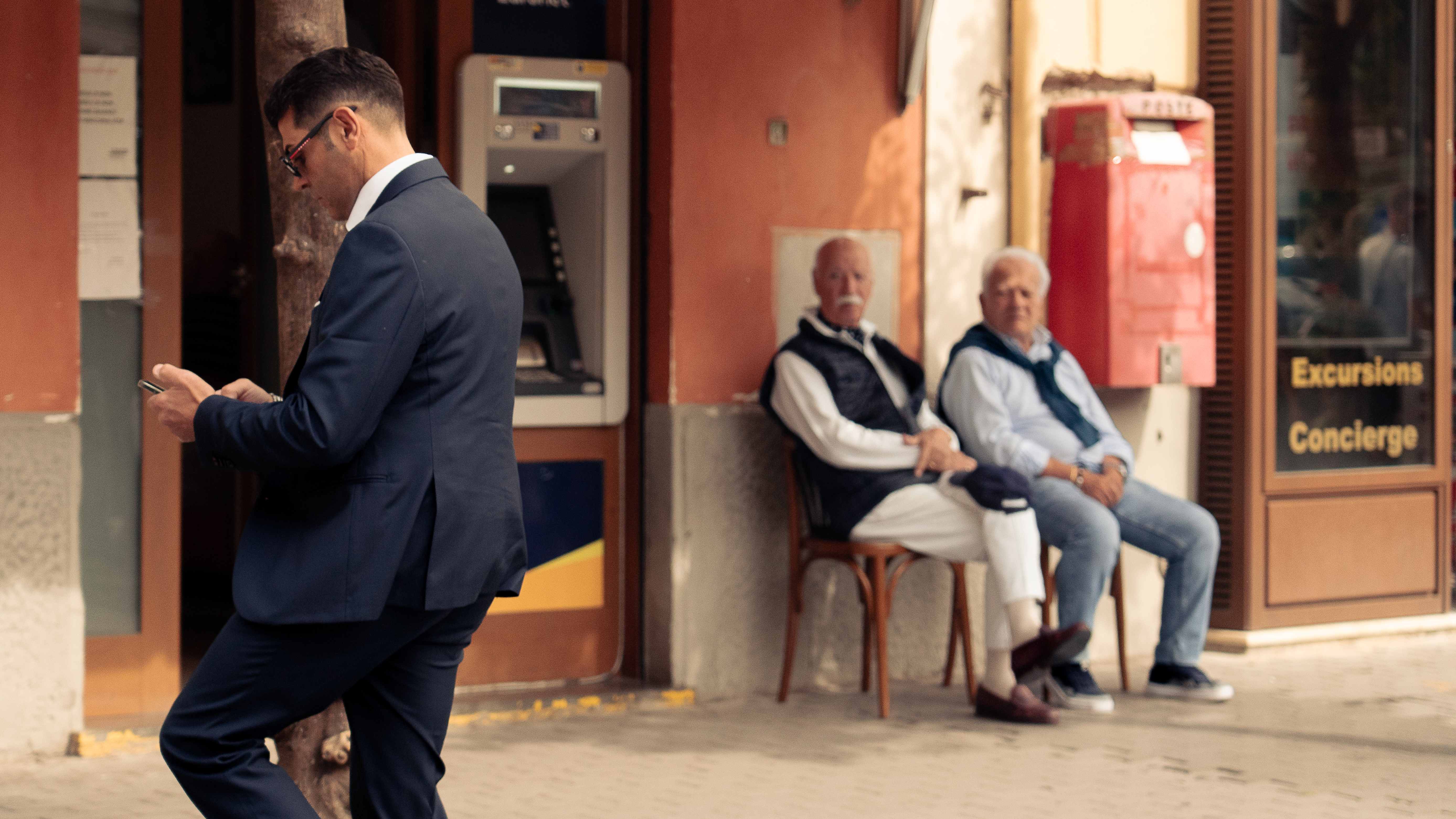 Street photography scene